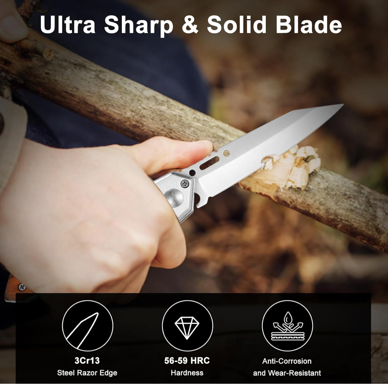Customizable Folding Pocket Knife
